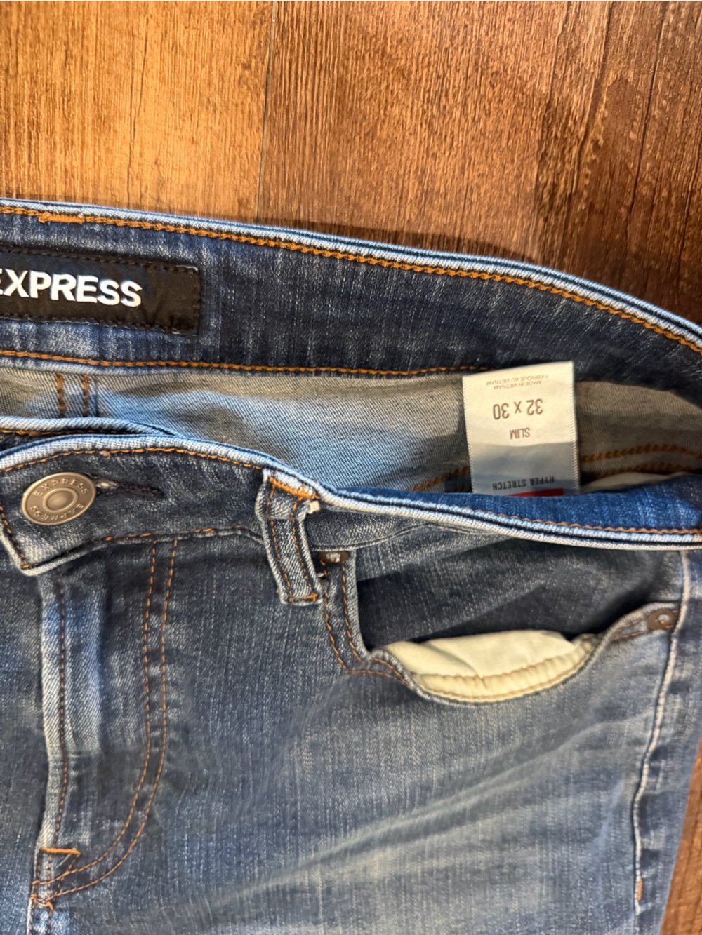 Express Men’s Slim Jeans 32x30 Stretch